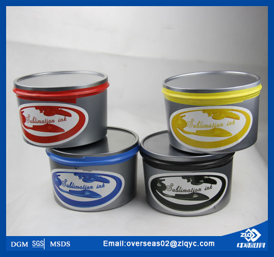 Non Crust sublimation transfer printing ink ( ZhongLiQi)