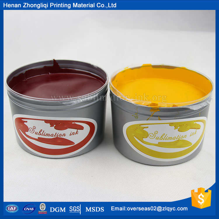 Most popular ZhongLiQi Dye Heat Transfer Ink