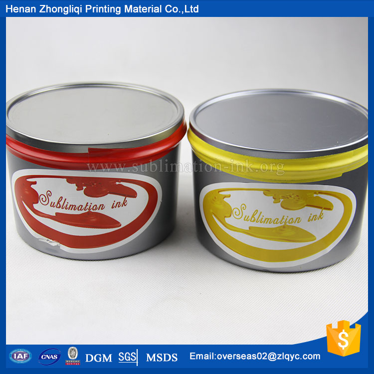 Most popular ZhongLiQi Dye Sublimation Heat Transfer Ink