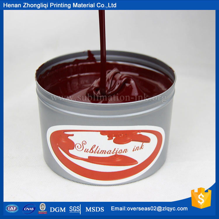 Famous Brand ZhongLiQi Transfer Offset Sublimation Ink