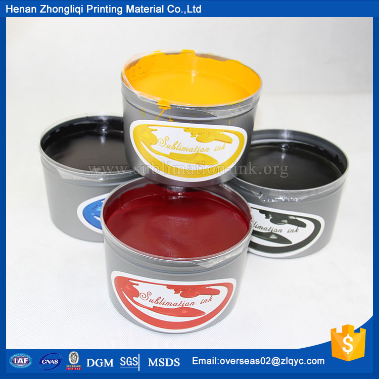 Chinese Brands ZhongLiQi Sublimation Ink for Litho Presses