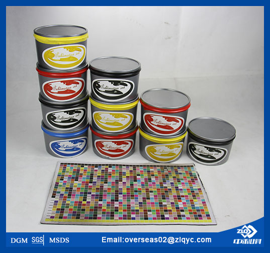 Thermal transfer printing ink for lithographic presses