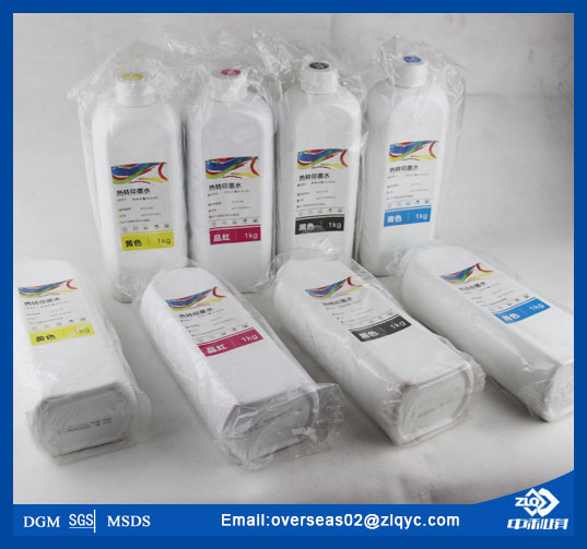 Anti-crust sublimation ink for polyester printing