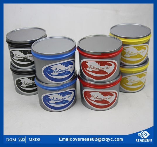 High Quality CYMK 1kg/tin Offset Sublimation Ink (ZHONGLIQI)