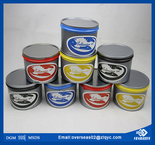 Zhongliqi SGS sublimation offset printing ink for offset pre