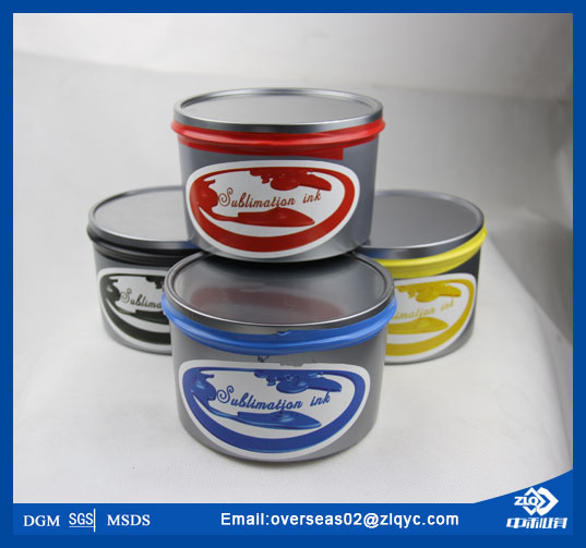 Heat transfer ink for silk screen printing machine